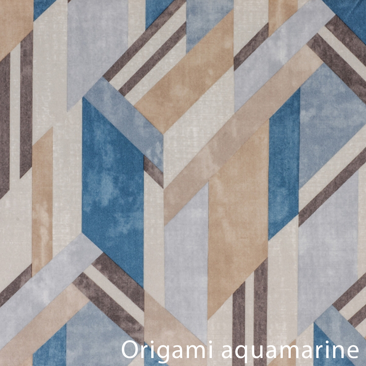 Origami aquamarine