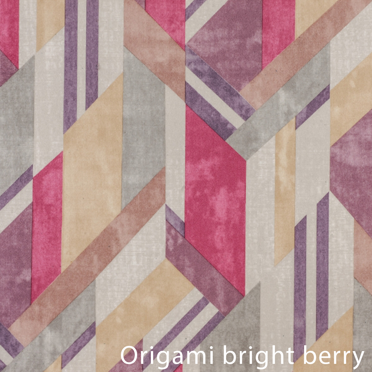 Origami bright berry