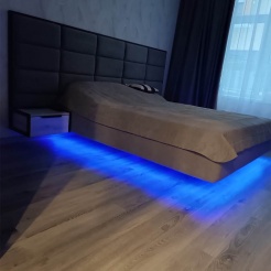 Кровать парящая с подсветкой "Aviator"